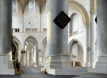 212/saenredam, pieter jansz - the interior of the grote kerk at haarlem